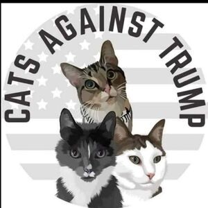 Coffee Mug, Cats against trump  15 oz
